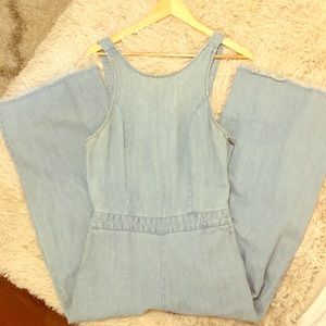 Cropped Wide Leg Jumpsuit